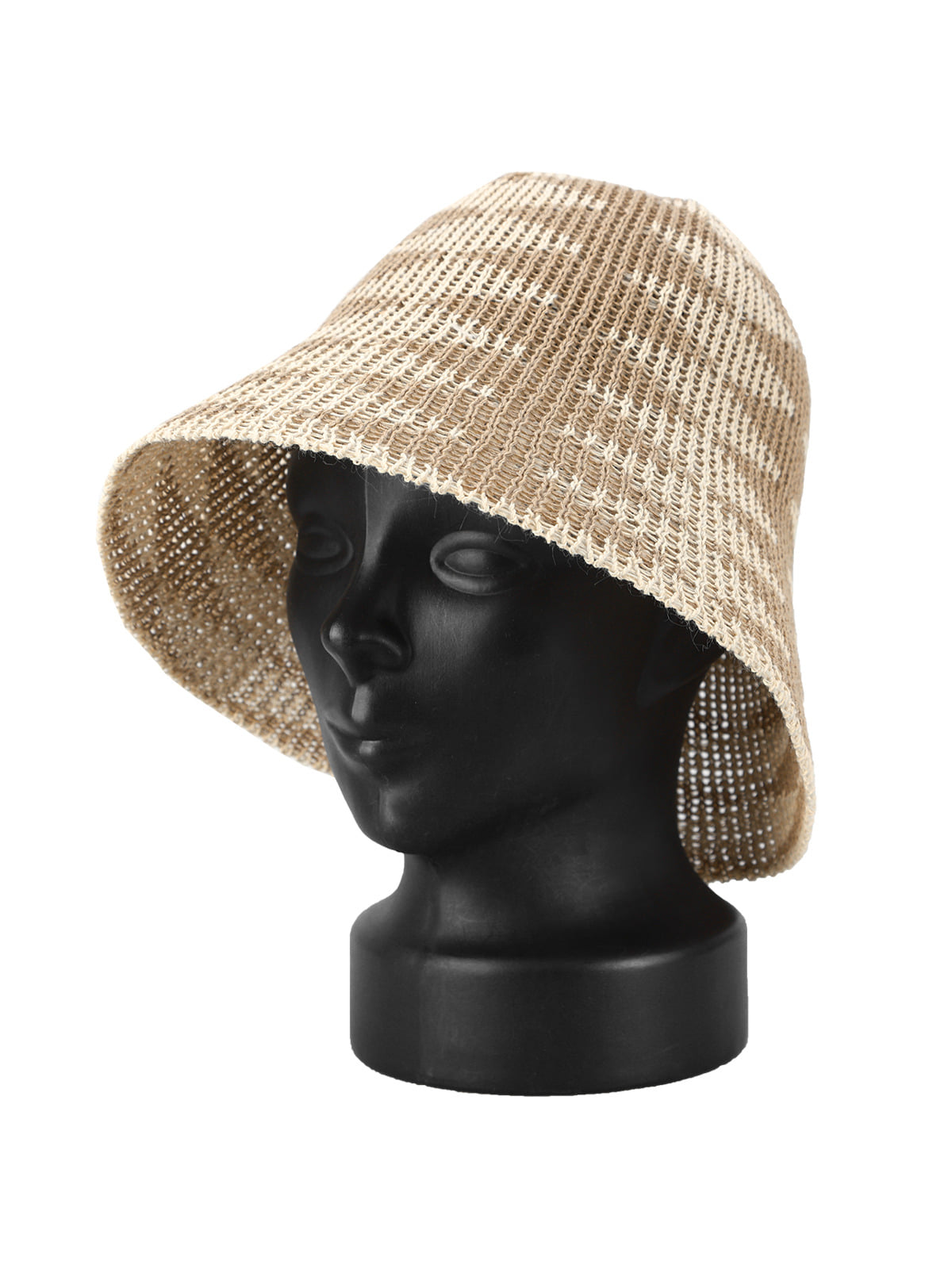 여성 벙거지 LDJH046 여름 니트 패턴 버킷햇 모자